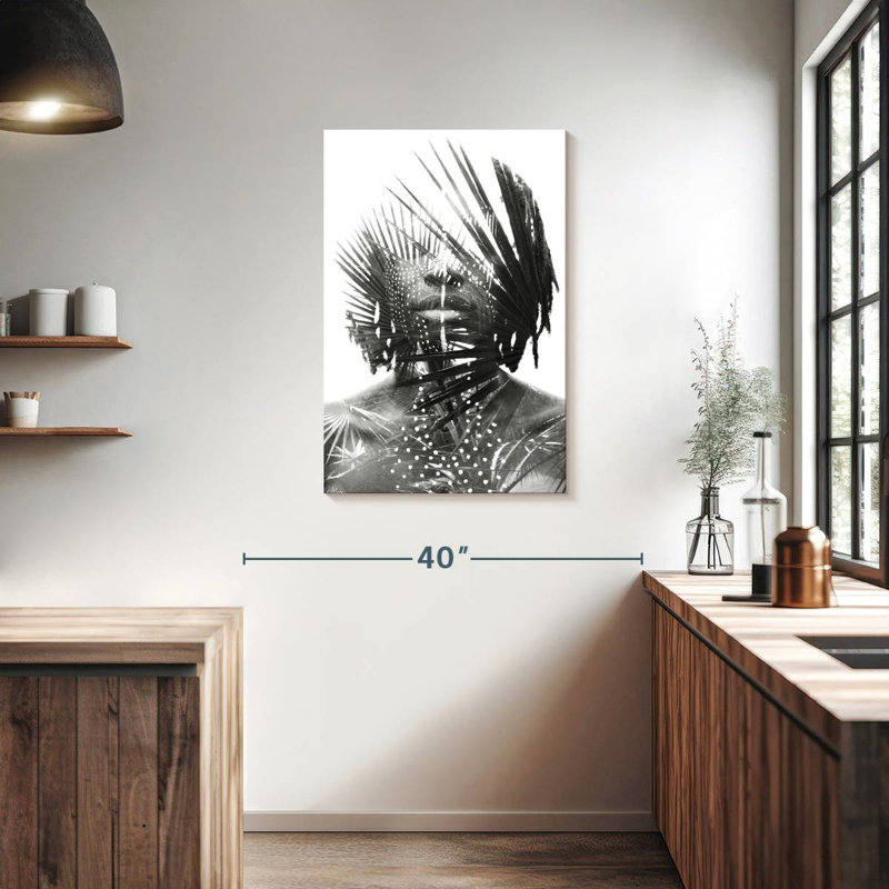 Leisha Nature Man, 36" H x 24" W