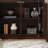Mid Century Modern Fluted Sideboard Cabinet, Buffet Cabinet with Storage, Narrow Side Cabinet Accent Cabinet-555247154