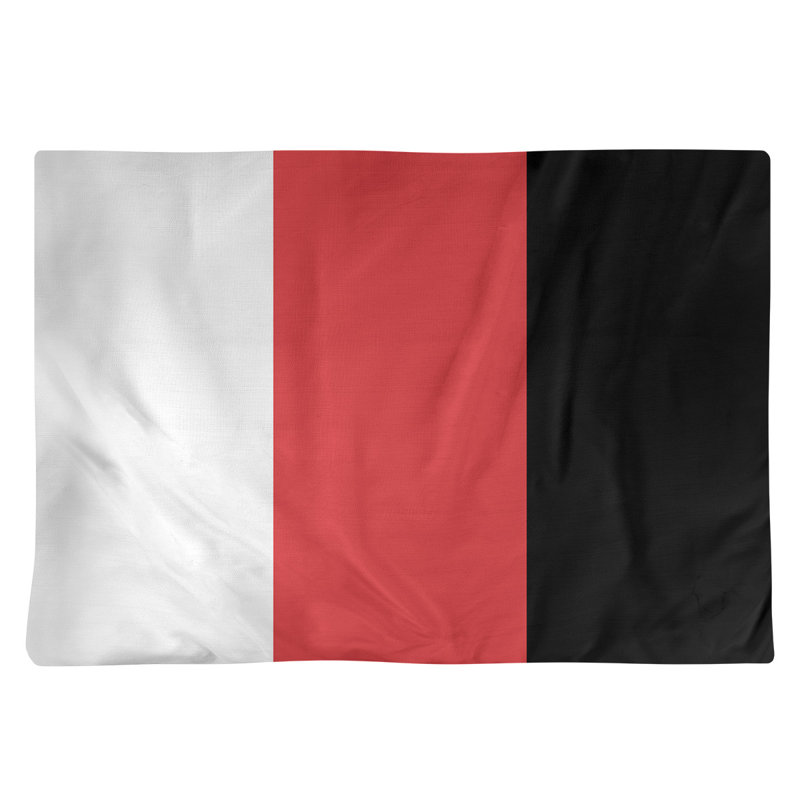 Récapitulatif de 18 po Maryland, Rouge moyen / blanc, Polyester sergé