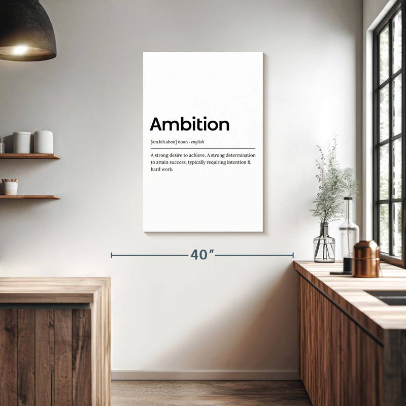 Ambition Definition Light, 39" H x 26" W