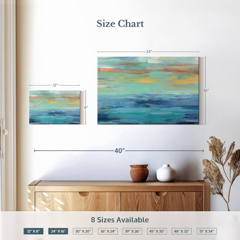 Alvord Sunset Beach II, 16" H x 24" W