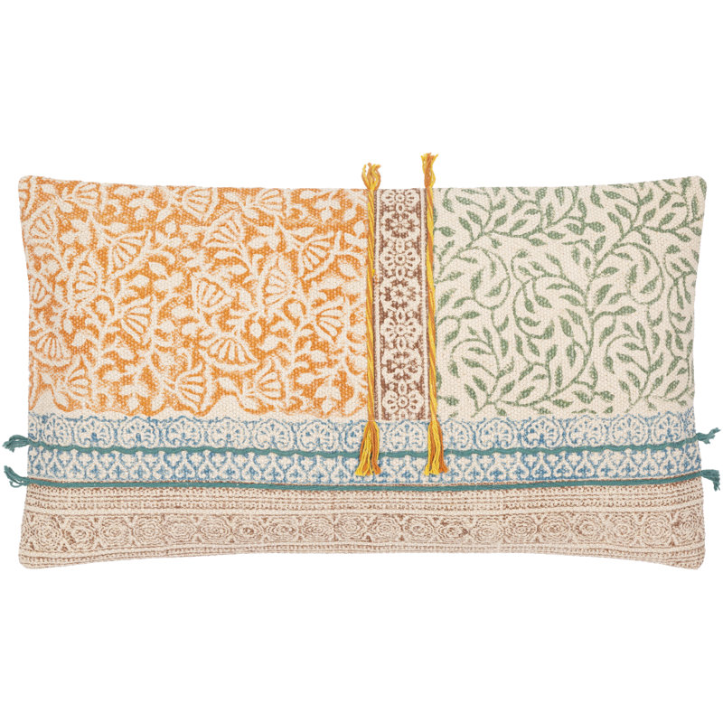 Coussin lombaire en mélange de coton / viscose, Polyester / bourre de polyester