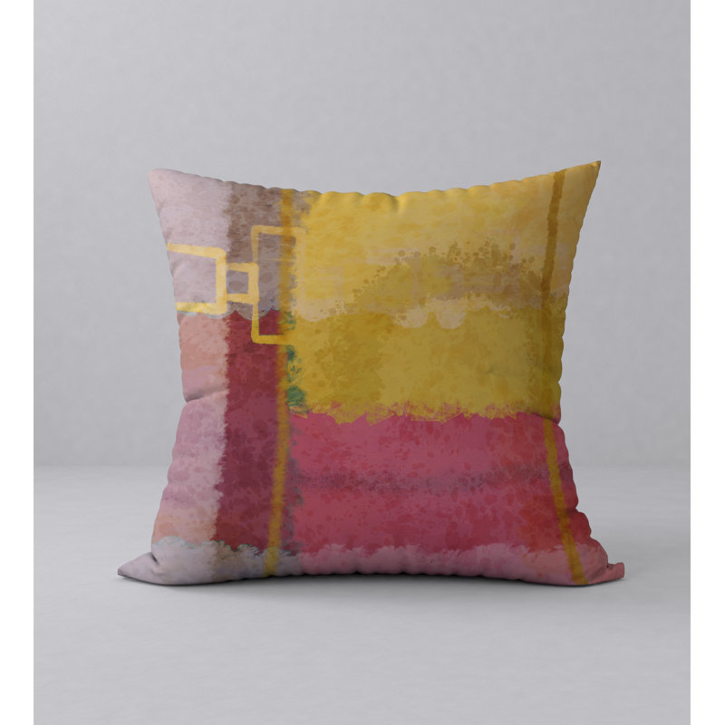 Reversible Throw Pillow, 24" x 24"