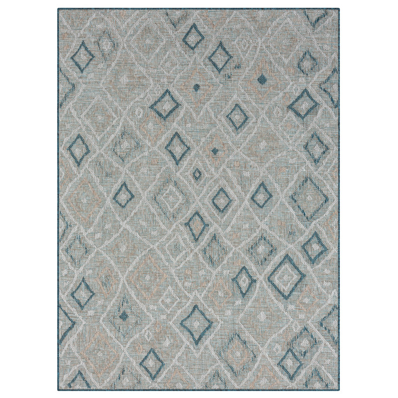 Kemo Flatweave Indoor Rug, Rectangle 5' x 6'11"