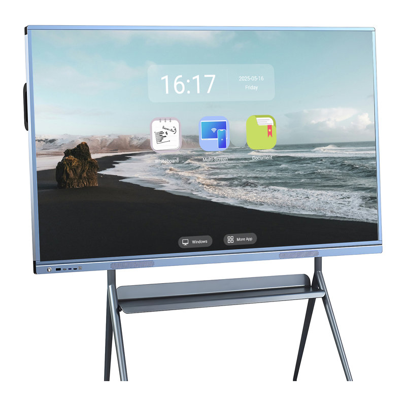 JYXCN 65 Inch Smart Board, Touch Screen Digital Electronic Calendar All-In-One Smartboard, 4K Touch Screen for Teaching STEM & Remote Learning