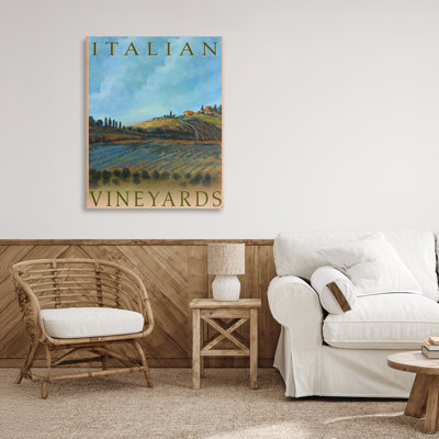 Affiche italienne rétro sur toile, par Kingsley