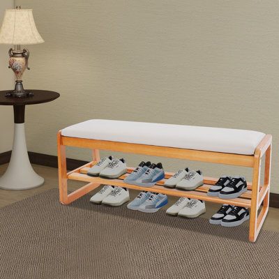 Banc de rangement pour chaussures 4 paires