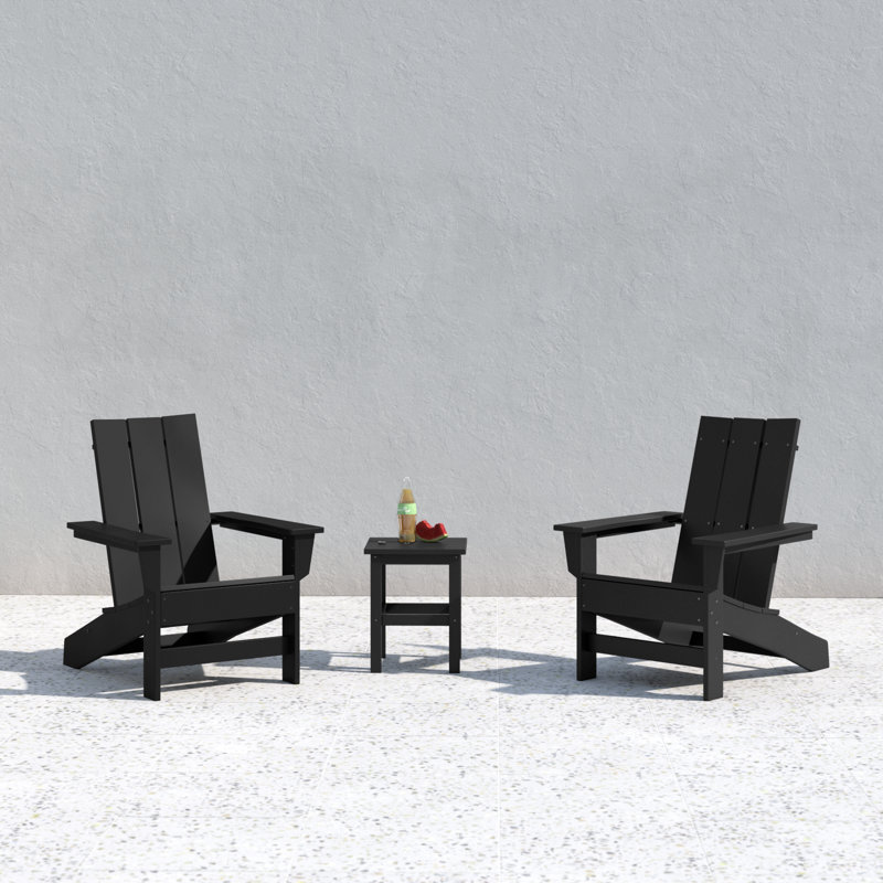 Ratcliff 3 Piece Seating Group, Black