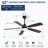 Mihane Ceiling Fan with LED Lights-1287735218-1287735219