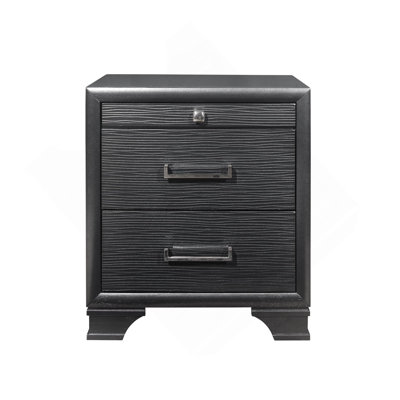 CIVIC GREY NIGHTSTAND