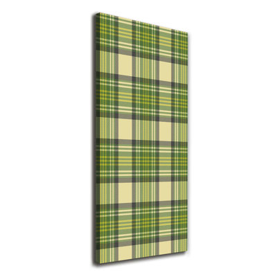 Green Trellis - Wrapped Canvas Print