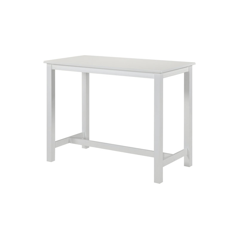 Bellea Vita 47" Rectangular Counter Height Dining Table, White, White