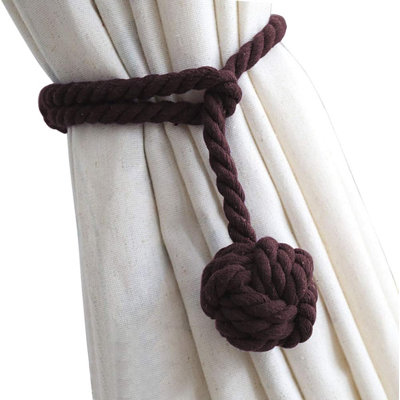 Double Balls Curtain Tiebacks 2 Pack