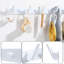 Calesha Metal Wall 12 - Hook Wall Mounted Coat Rack