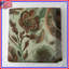 Couvre-lit brun avec motif floral-123423501