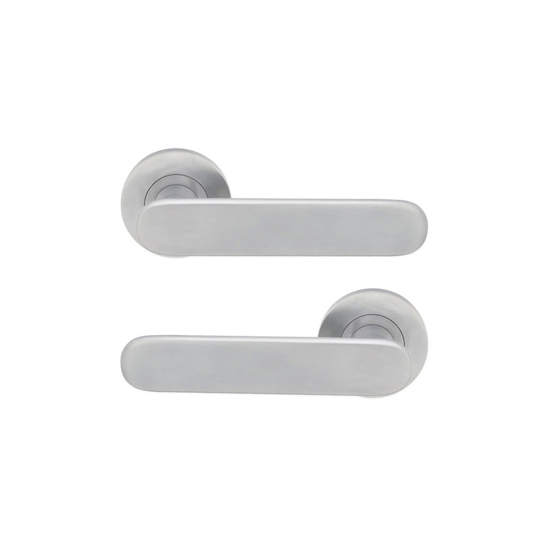 Skyla Lever Door Handle, Satin Chrome
