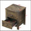 Table de chevet en bois Farmhouse