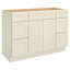 Armoire encastrée Shaker Dove de l 48 po x P 21 po x H 34,5 po Homeibro Cozy Design-1616244714-1616244712