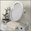 Ensemble coiffeuse et tabouret de maquillage Landisburg-488950441