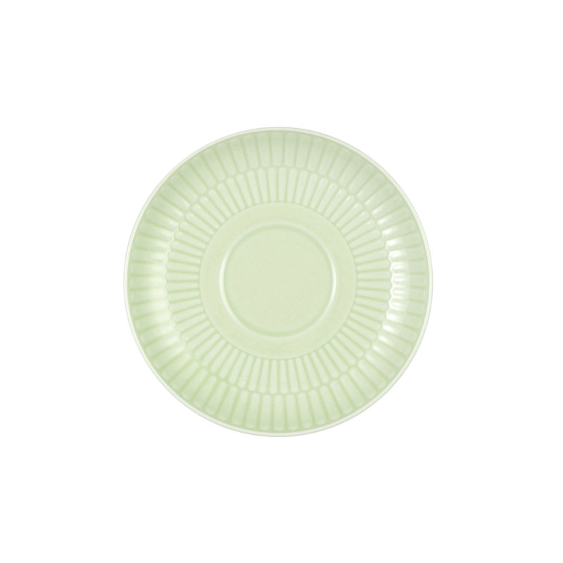 18 Piece Bone China Dinnerware Set, Service for 6, Green