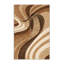 Tapis moelleux moelleux et moelleux à motif d'arc moderne Viper en brun et beige Batheaston-1827057230