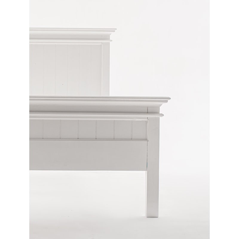 Halifax Solid Wood Platform Bed, Queen