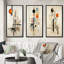 "Harmonie équilibrée beige et suprématisme" - 3 pièces sur toile-1364934261-1364934263