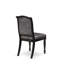 Cet ensemble de table de salle à manger 9 pièces se compose d'une table et de 8 chaises de salle à manger modernes en similicuir gris foncé avec dossier capitonné - Finition sable-843223544-843223545-864957841