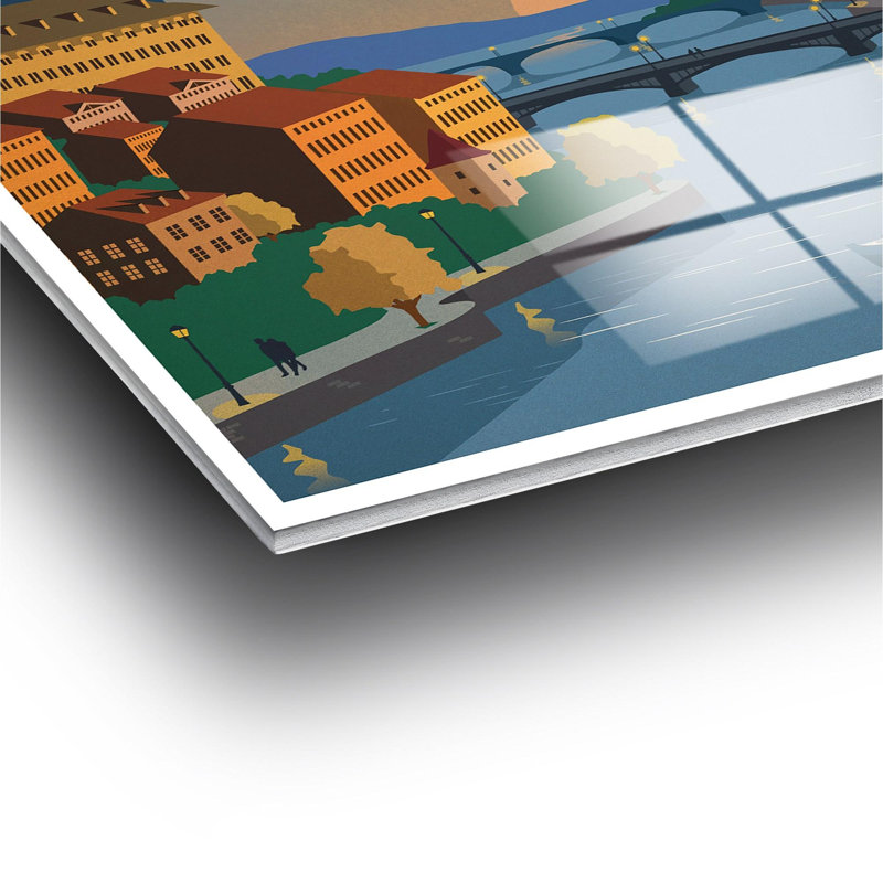 Superbe peinture murale en verre trempé de 11,8 po x 17,7 po | 100% verre trempé, épaisseur: 0,16 pouce | Impression de surface arrière résistante à la décoloration, couleurs vives | Parfait pour la décoration intérieure et l'esthétique moderne