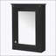 Armoire de rangement murale pour salle de bain avec miroir, tablette réglable et conception compacte pour les salles de bain modernes-1091255080