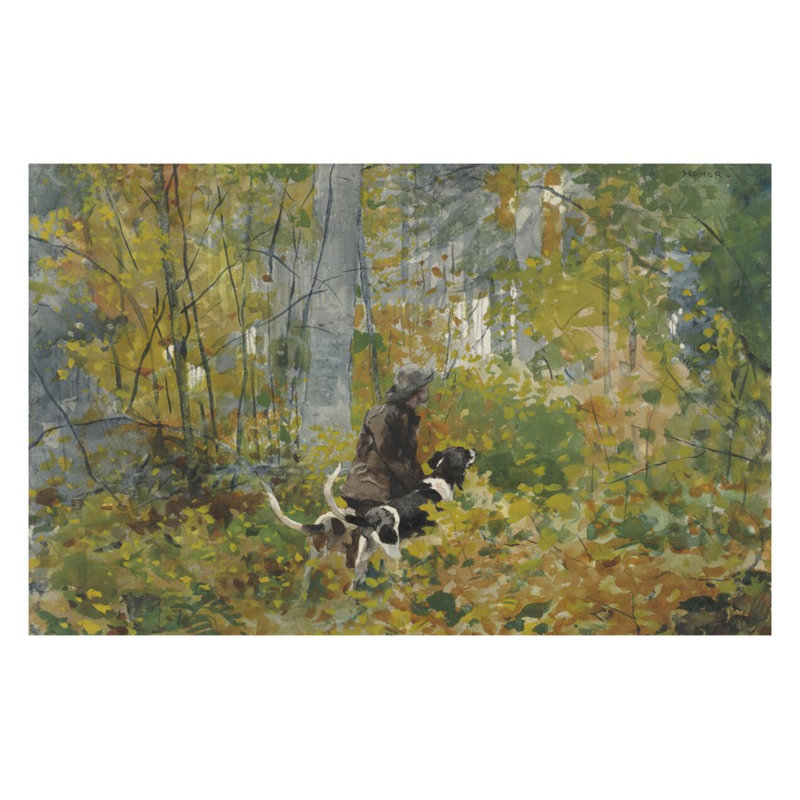 Sur le sentier par Winslow Homer - Estampe numérique, H 22 po x l 28 po