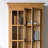 Old style solid wood bookcase