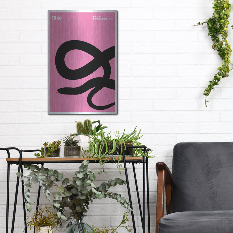 "State Posters OH" par Print Collection, H 16 po x l 12 po