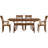 Sarah Solid Wood Top Four Leg Dining Set-16849104-16849130