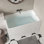 Petite baignoire rectangulaire autoportante en acrylique de 47 po x 27,6 po avec siège intégré pour petits espaces