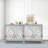 Storage Cabinet with Mirror Trim