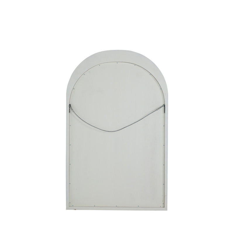 Swell Mirror - White, Sesame White