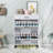 Shoe Storage Cabinet for Entryway, Free Standing Shoe Organizer with 2 Flip Drawers, Hidden Shoe Rack Storage Organizer for Doorway Hallway Closet, White-1416723292