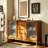 Acrylic Sliding Door High Foot Buffet Table