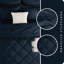 7-Piece Comforter Set, Microfiber, All Season Bed in a Bag – Navy, Queen-2105057065-2105057069