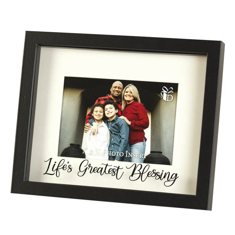 Black Picture Frame with Mat