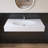 42'' Wall Mounted Bathroom Sink Solid Surface Rectangular Bathroom Sink With Faucet Hole
