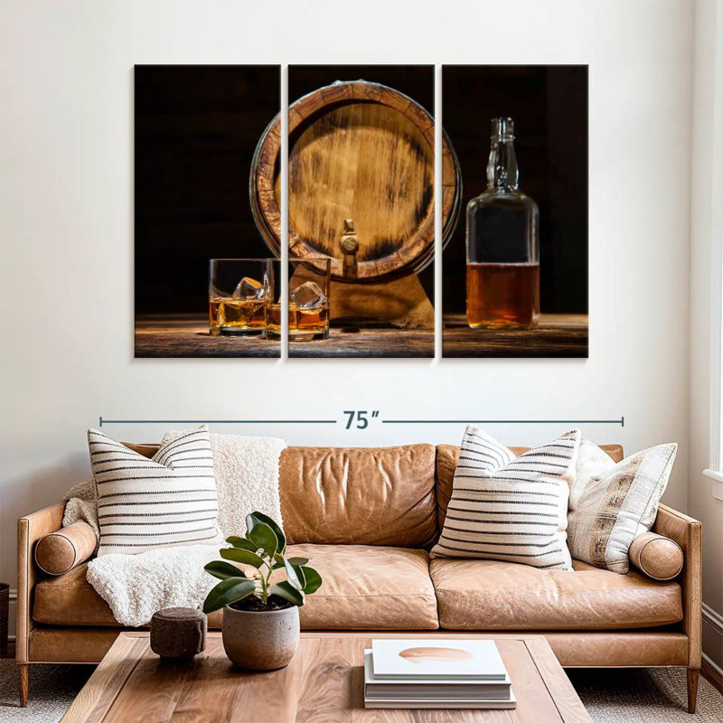 Yarlin Good Age Whisky, H 42 po x l 65 po