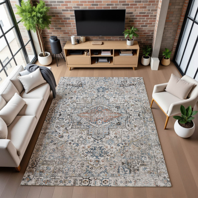 Tapis Global Premium lavable à la machine AMF1767, Rectangle 2 pi 6 po x 3 pi 10 po