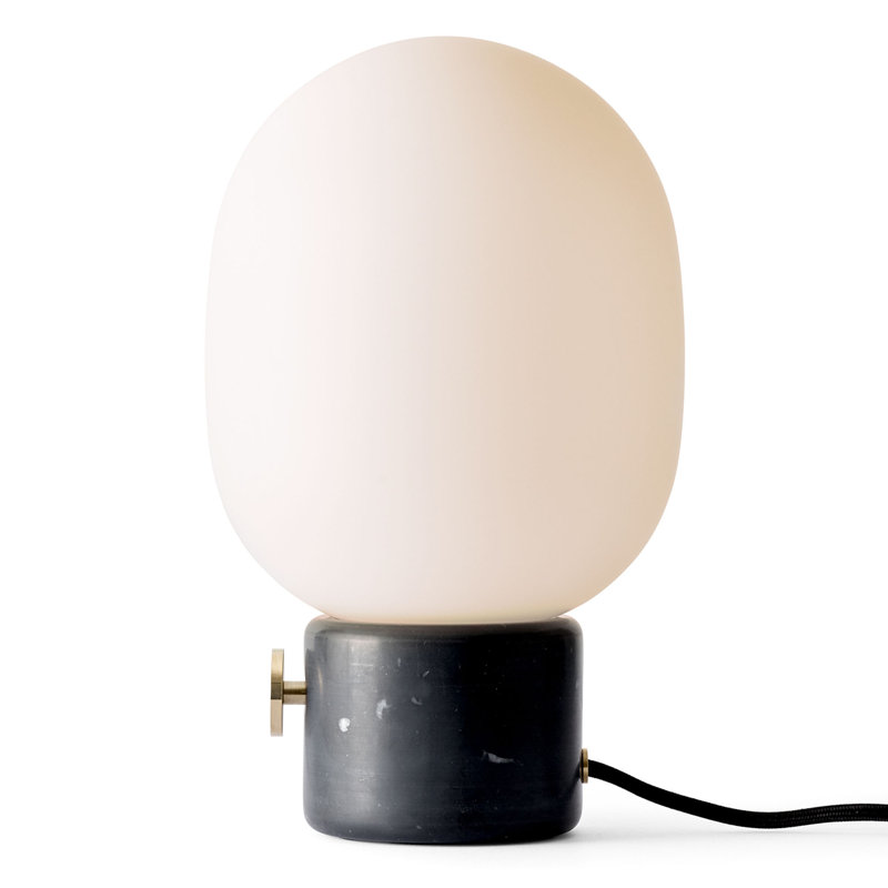 JWDA LED Table Lamp, Black Marble, 11.4" H x 6.7" W