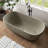 63'' x 31'' Concrete Freestanding Solid Surface Outdoor Soaking Stone Bathtub Terrazzo-119728009