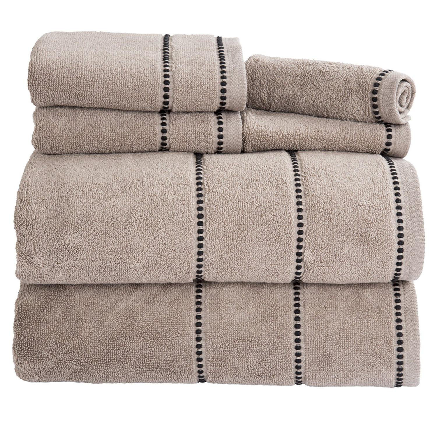 Hokku Designs Towel Set/Cotton Bathroom Accessories With 2 Bath Towels