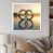 White Single Picture Framed
