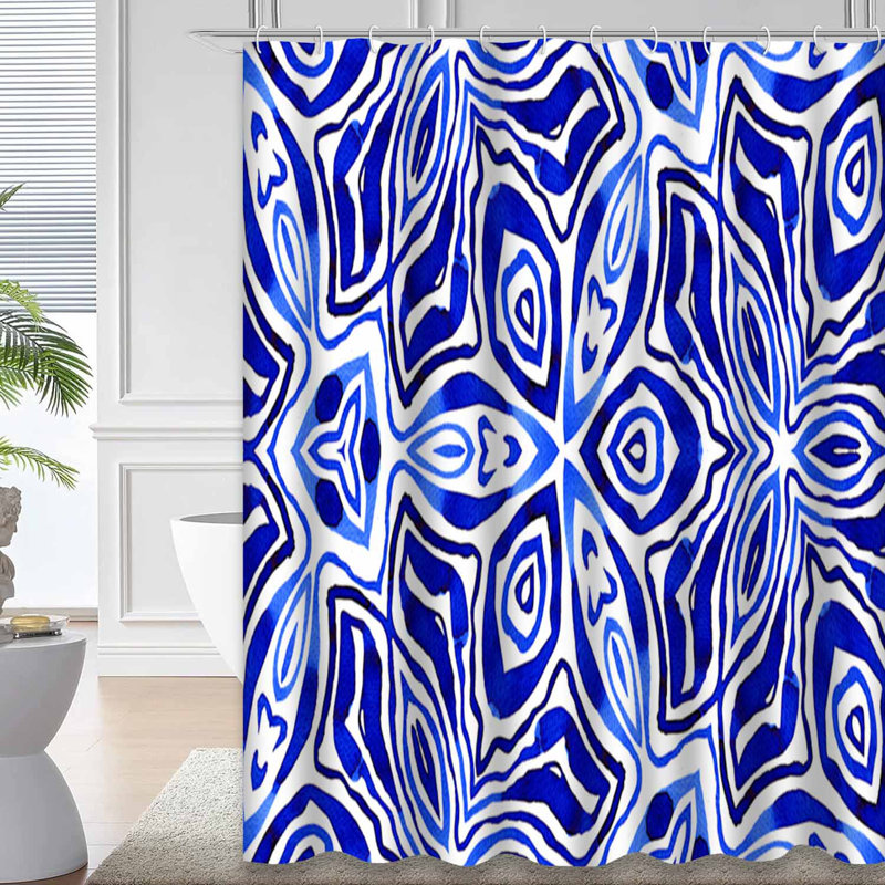 Rideau de douche Kaleidoscope, 72" L x 78" W