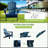 Durable HDPE Adirondack Chair With Cup Holder, Foldable Design For Easy Storage And Comfortable Outdoor Seating-2114565057-2114565059